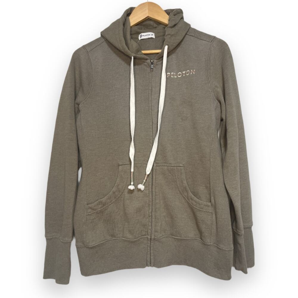 PELOTON Women's Ultimate Fleece Zip Up/Hoodie/Hooded Sweatshirt. Size M